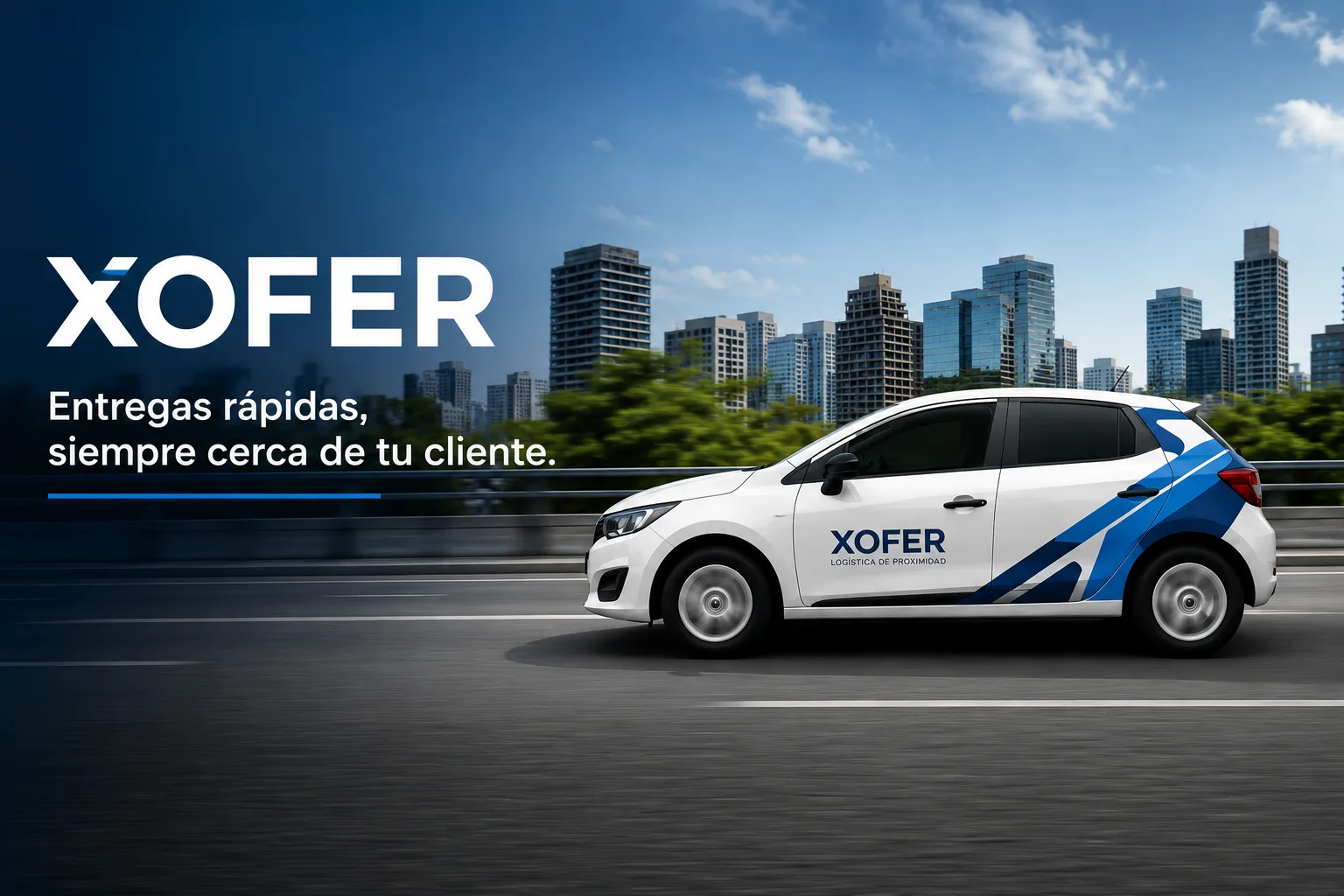 Vehículo XOFER dedicado a entregas de última milla para retail en México
